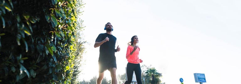 couple running