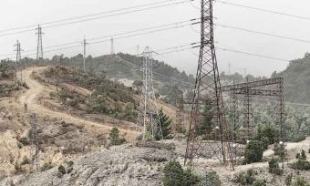 Power Lines in the landscape